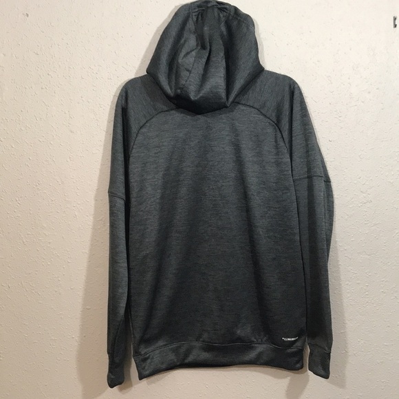 Adidas NWT Bos Matrix TI Heather Gray Insignia Hooded Pull-Over size M - Picture 3 of 11